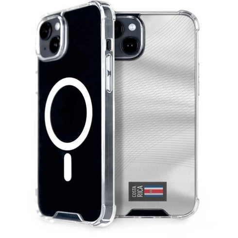 Costa Rica Soccer Flag iPhone 15 Plus MagSafe Case